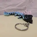 Rainbow Crystal Keychain Dragon