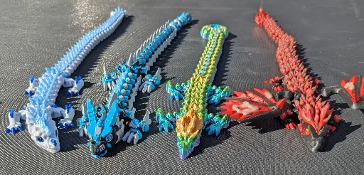 Custom 3D Printed Dragon